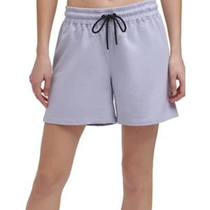 DKNY Logo Solid Purple Shorts